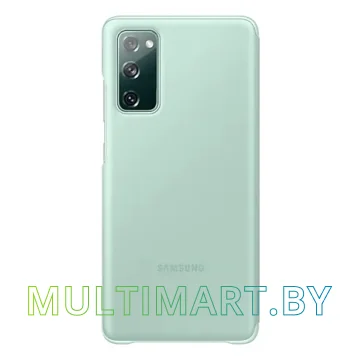 Чехол Samsung Smart Clear View Cover для Galaxy S20 FE (мятный) картинка 2